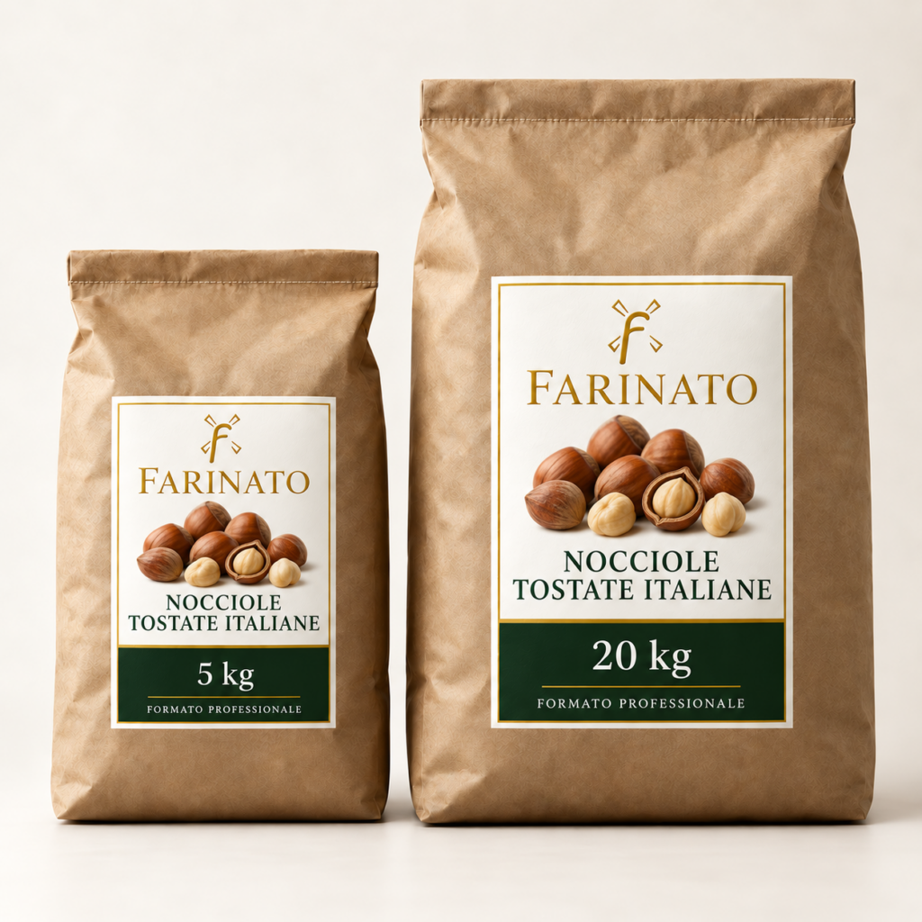 Nocciole Tostate Italiane Cultivar Giffoni Farinato